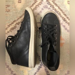 KEEN Black Leather Sneakers